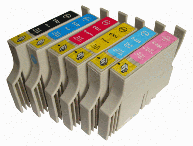 Epson T0331/2/3/4/5/6 (Pack of 6).Fully Compatible.